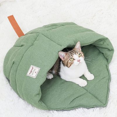 IntiMeg Sac de couchage Leaf pour chat