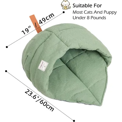 IntiMeg Sac de couchage Leaf pour chat