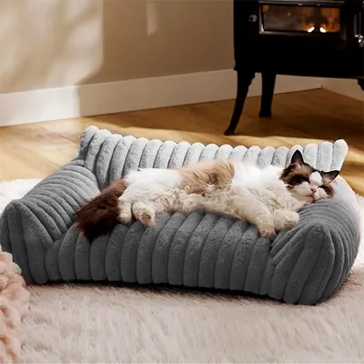 IntiMeg Panier coussin pour chien déhoussable 60x45x20cm