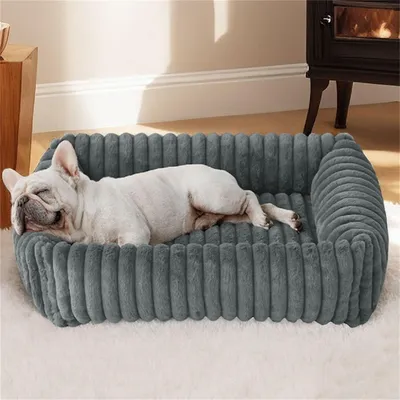 IntiMeg Cama acogedora para perros de 60x50x17cm