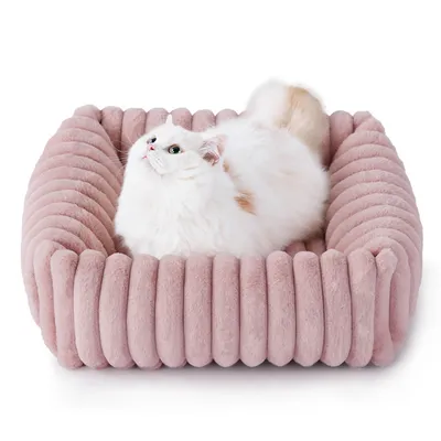 IntiMeg Cama acogedora para perros de 60x50x17cm