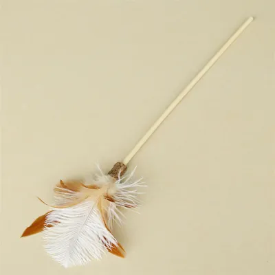 IntiMeg Jouet pour Chat en Bois avec Clochette