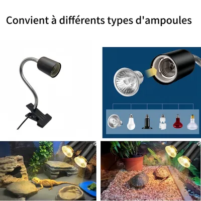 FurryFusion lampe chauffante pour animaux,Comprend deux ampoules de 25 W