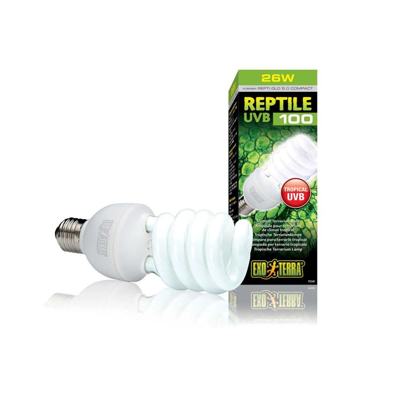 Exo Terra - Repti Glo 5.0 UVB100 Tropical - Eclairage pour Lézards Tortues