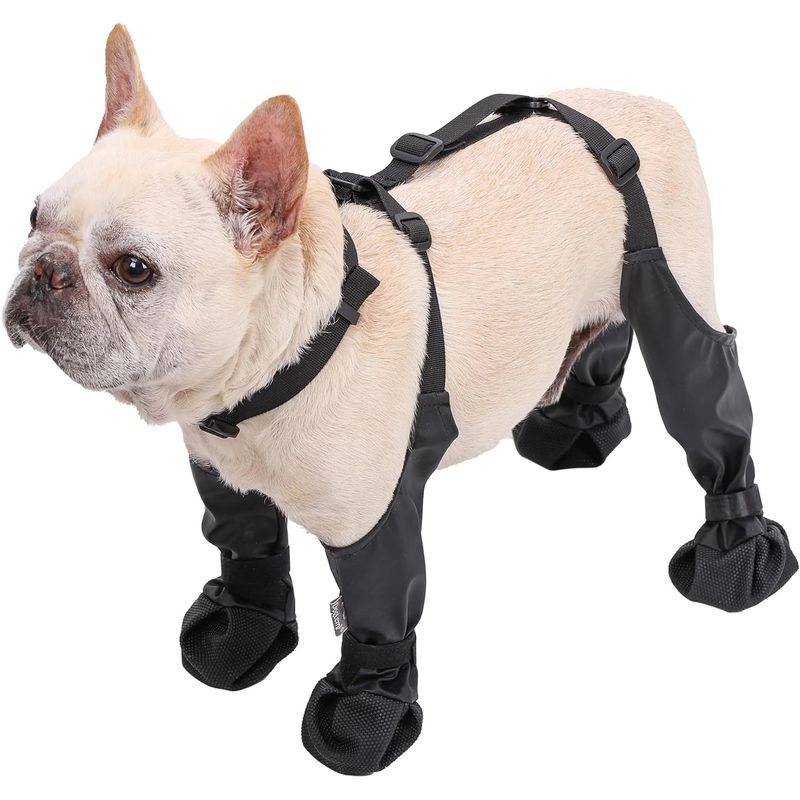 KPYTE Wasserdichte Schnürschuhe für Hunde