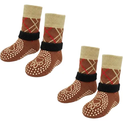 KPYTE Rutschfeste und verstellbare Hundesocken
