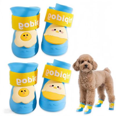 KPYTE Bottes de pluie à pattes de chien