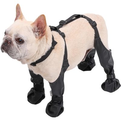 KPYTE Chaussures pour chiens imperméables à lacets