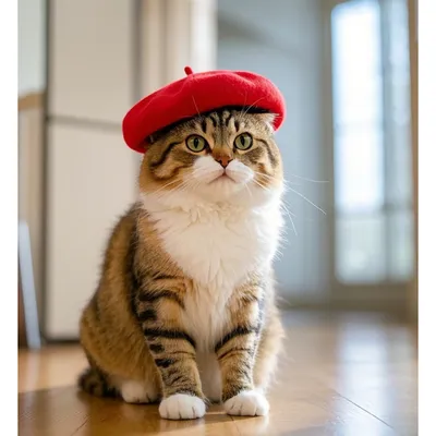 IntiMeg Chapeau Béret pour Chien et Chat