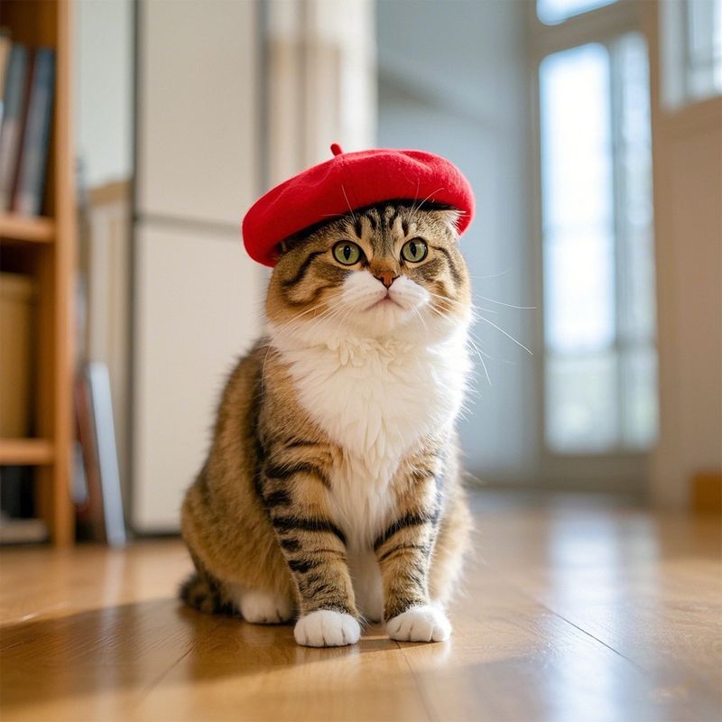 IntiMeg Chapeau Béret pour Chien et Chat