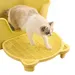 FurryFusion Tapis de litière pour chat surélevé à double couche