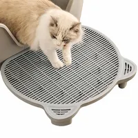 FurryFusion Tapis de litière pour chat surélevé à double couche