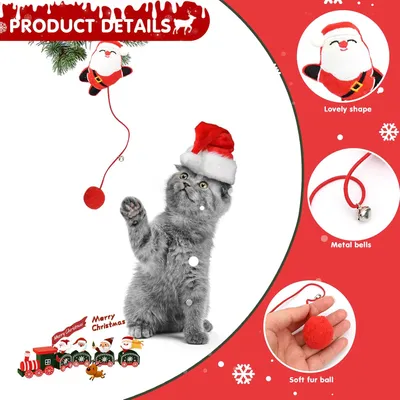 KPYTE Peluche chat de Noël