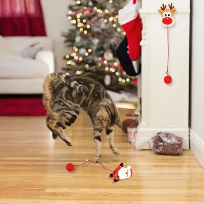 KPYTE Peluche chat de Noël