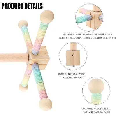 KPYTE Support suspendu pour perroquet