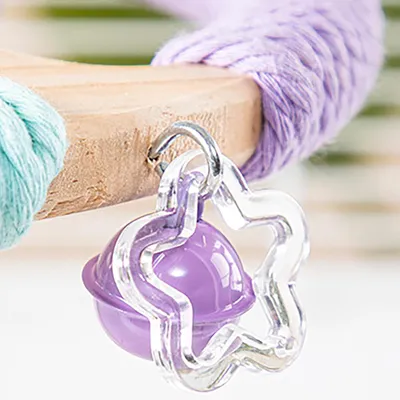 KPYTE Perchoir à oiseaux rotatif en bois