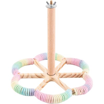 KPYTE Perchoir à oiseaux rotatif