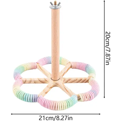 KPYTE Perchoir à oiseaux rotatif