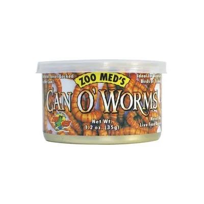 ZooMed - Can O' Worms - 35g pour l'alimentation des Reptiles