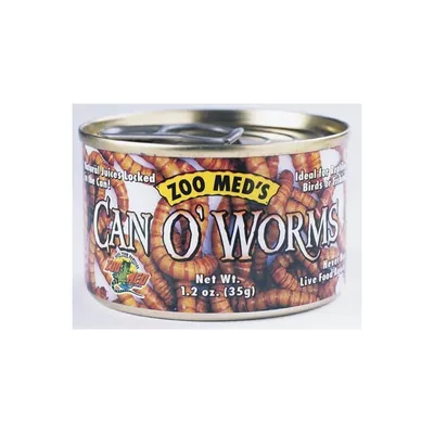 ZooMed - Can O' Worms - 35g pour  l'alimentation des Reptiles
