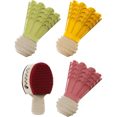 KPYTE Jouet pour chien en forme de volant de badminton