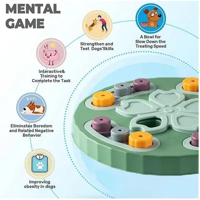 KPYTE Jouets éducatifs distributeurs de friandises pour chiens