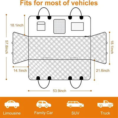 IntiMeg Housse de siège auto imperméable amovible