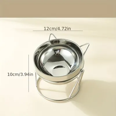 KPYTE Gamelle pour chat en acier inoxydable