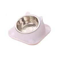 Gamelle pour chat avec base carrée anti-fourmis