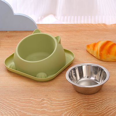 Gamelle pour chat avec base carrée anti-fourmis