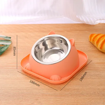 Gamelle pour chat avec base carrée anti-fourmis