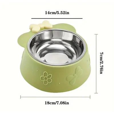 KPYTE Gamelle pour chat rehaussable