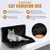 Lit suspendu pliable pour radiateur de chat