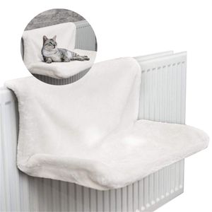 Hamac Pour Chat à Fixer Sur Fenêtre - Lit Pliable Avec Ventouses Renforcées, Support Jusqu'à 18 Kg - Tapis Réversible