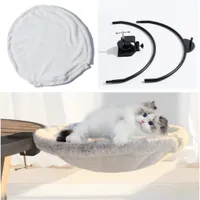 IntiMeg Lit de bureau pour chat en hamac réglable