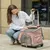 IntiMeg Sac de transport pour chat rose clair