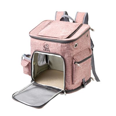 IntiMeg Sac de transport pour chat rose clair