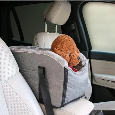 IntiMeg Siège de voiture pour chien sur console