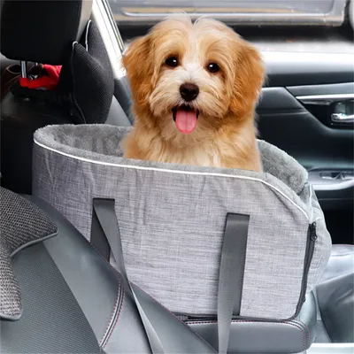 IntiMeg Siège de voiture pour chien sur console