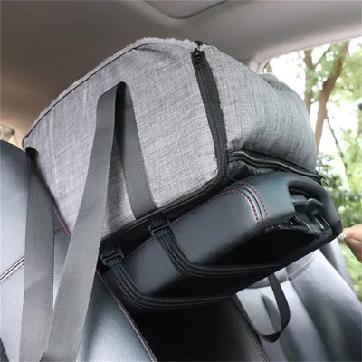 IntiMeg Siège de voiture pour chien sur console