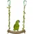 KPYTE Balançoire en bois pour perroquet KPYTE Balançoire en bois pour perroquet
