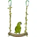 KPYTE Balançoire en bois pour perroquet