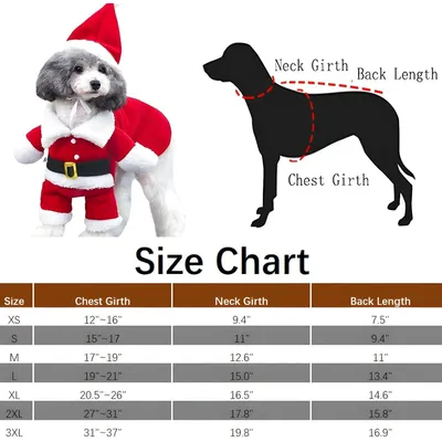 KPYTE Weihnachtskostüme für Hunde und Katzen KPYTE Weihnachtskostüme für Hunde und Katzen