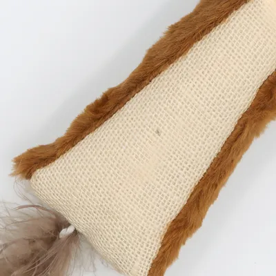 FurryFusion Lot de 4 Jouets en peluche pour chats,longs jouets en peluche