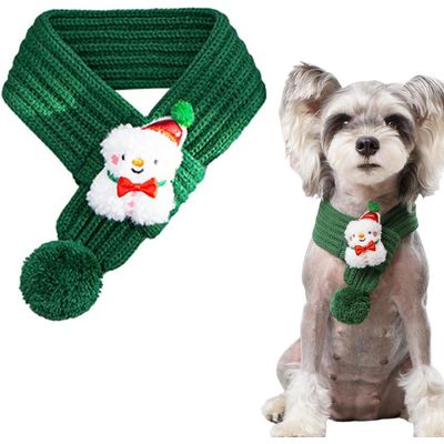 KPYTE Écharpe de Noël pour chien
