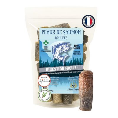 France Croquettes - Peaux de saumon roulées