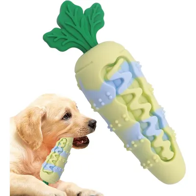 ZENITHMIND Jouets À Mâcher en Silicone en Forme De Carotte pour Chien