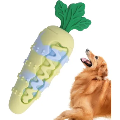 ZENITHMIND Jouets À Mâcher en Silicone en Forme De Carotte pour Chien ZENITHMIND Jouets À Mâcher en Silicone en Forme De Carotte pour Chien