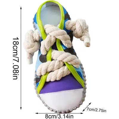 ZENITHMIND Jouet à mâcher pour Chien Baskets