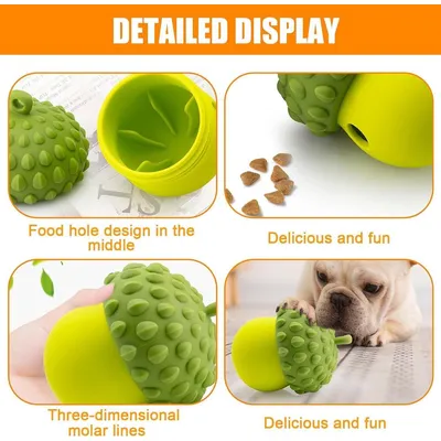 ZENITHMIND Distributeur de friandises pour chien vert